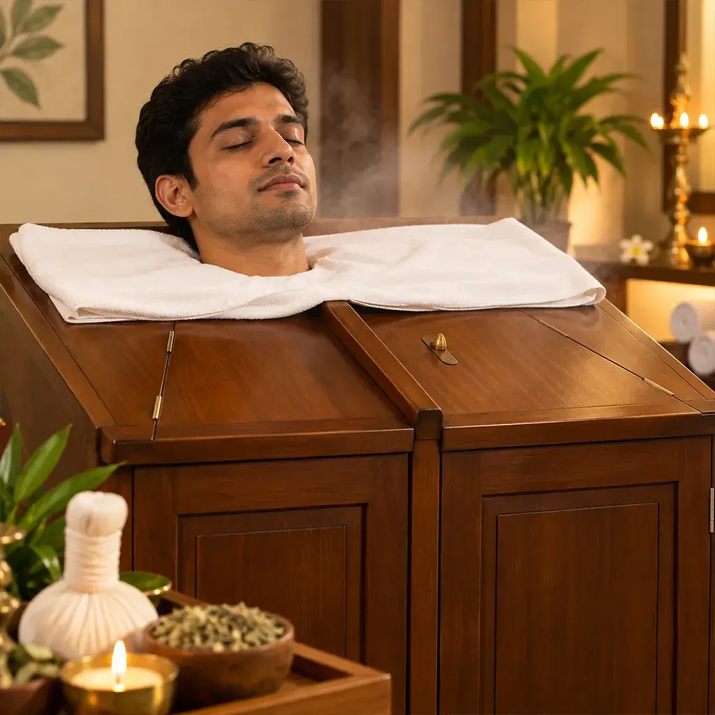 Herbal Swedana Steam Bath